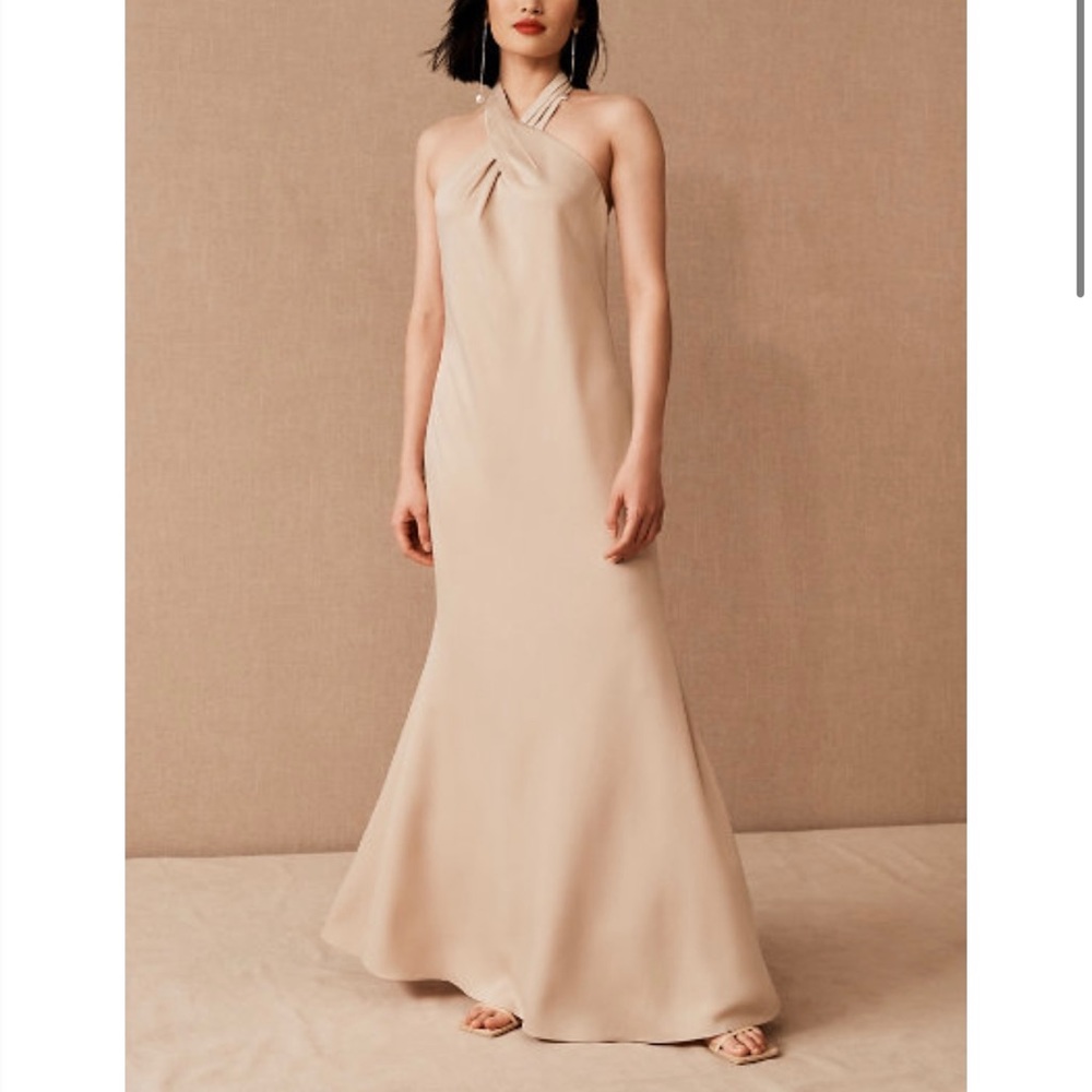 Bhldn Bridesmaid Dress - Ruby Satin Charmeuse